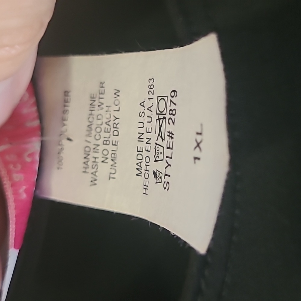 NWT Black Full Tank Top Size 1X - Picture 6 of 6